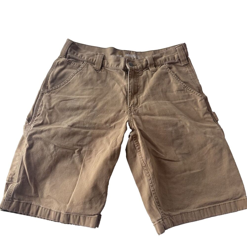 Carhartt Shorts Mens Size 44 Hickory Tan Relaxed Fit Rigby Workwear 102514-918